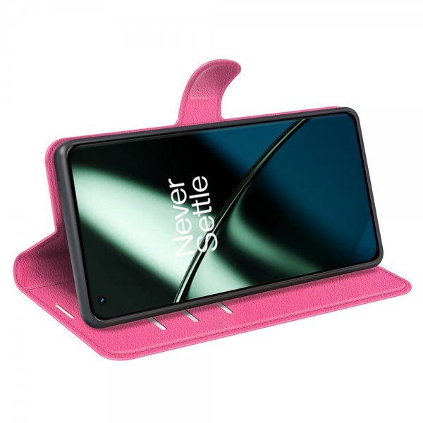 OnePlus 11 Cover Litchi Magenta