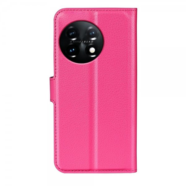 OnePlus 11 Cover Litchi Magenta
