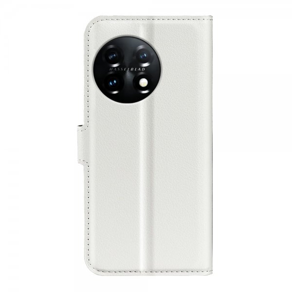 OnePlus 11 Cover Litchi Hvid