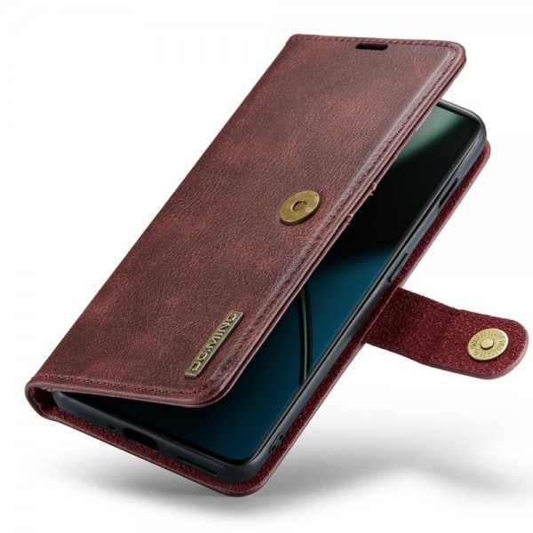 Dg.Ming OnePlus 11 Etui med Aftageligt Cover Rød