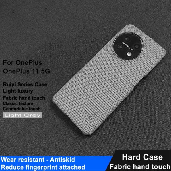 Imak OnePlus 11 Cover Ruiyi Series Lysegrå