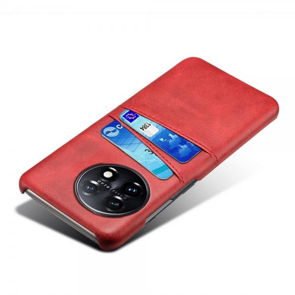OnePlus 11 Cover To Kortlommer Rød