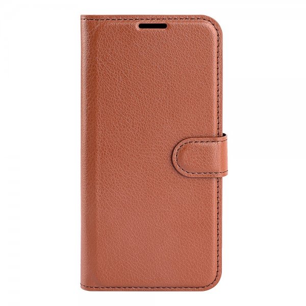 OnePlus 12 Cover Litchi Brun
