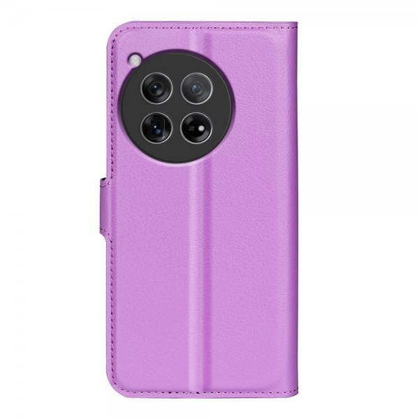 OnePlus 12 Cover Litchi Lilla