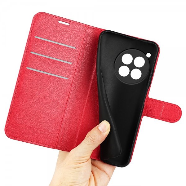 OnePlus 12 Cover Litchi Rød