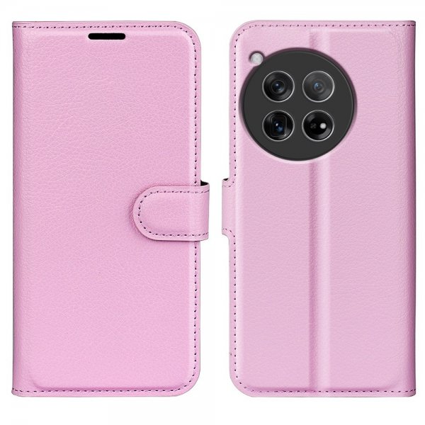 OnePlus 12 Cover Litchi Pink