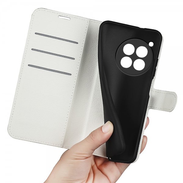 OnePlus 12 Cover Litchi Hvid