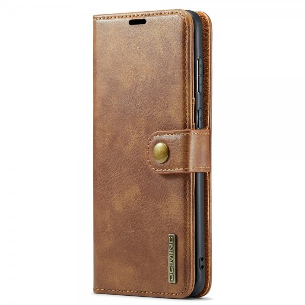 Dg.Ming OnePlus 12 Etui med Aftageligt Cover Brun