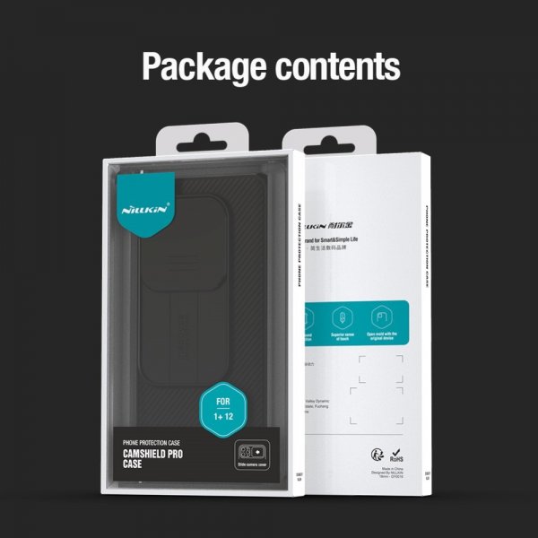 Nillkin OnePlus 12 Cover CamShield Pro Sort