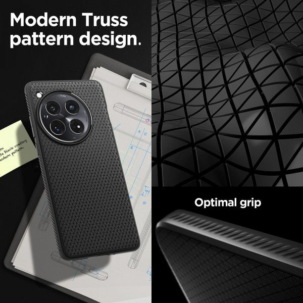 Spigen OnePlus 12 Cover Liquid Air Mat Sort