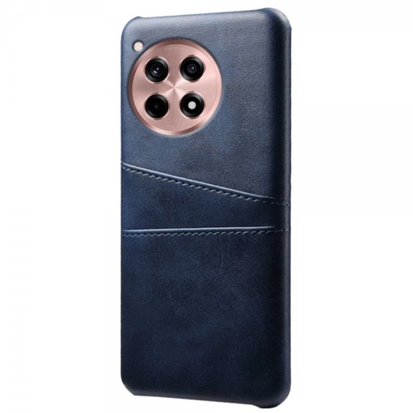 OnePlus 12R Cover med to Kortlommer Blå