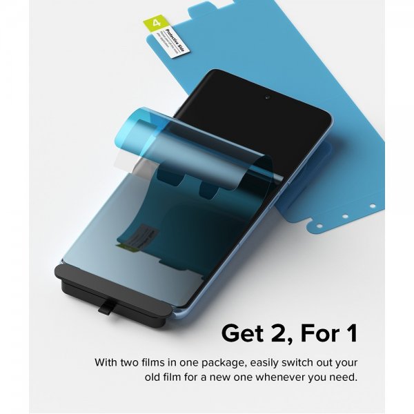 Ringke OnePlus 12R Skærmbeskyttelse Dual Easy Film 2-pak