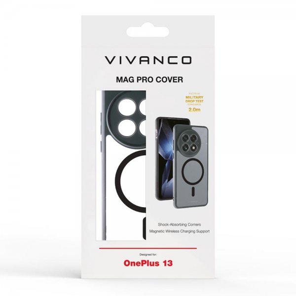 Vivanco OnePlus 13 Cover Mag Pro Transparent Sort
