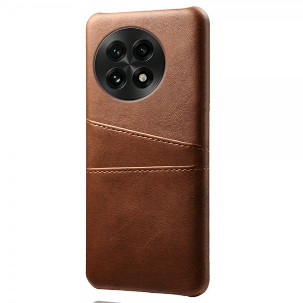OnePlus 13 Cover med to Kortlommer Mørkebrun