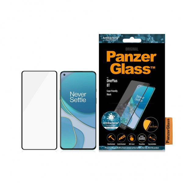 PanzerGlass OnePlus 8T Skærmbeskyttelse Case Friendly