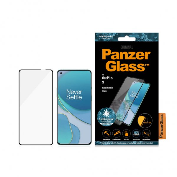 PanzerGlass OnePlus 9 Skærmbeskyttelse CaseFriendly
