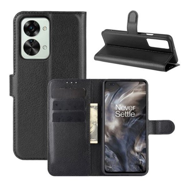 OnePlus Nord 2T Cover med Stander Sort