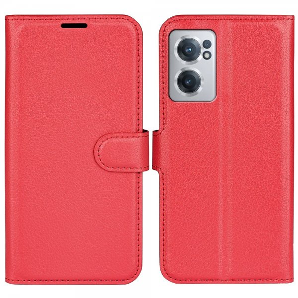 OnePlus Nord CE 2 5G Cover Litchi Rød