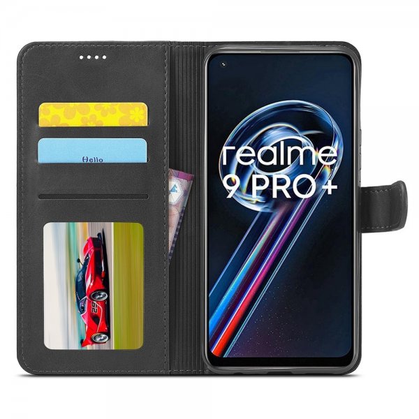 Lc.Imeeke OnePlus Nord CE 2 Lite 5G Cover med Kortrum Stativfunktion Sort