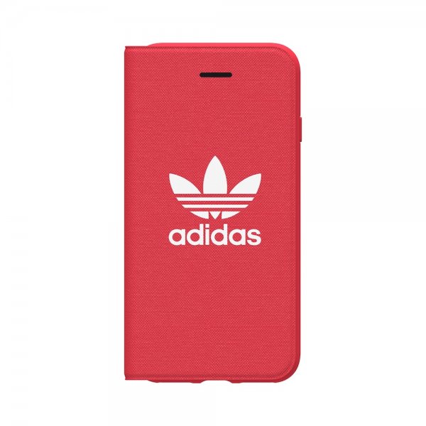 Adidas iPhone 6/6S/7/8/SE Cover OR Booklet Case ADICOLOR SS18 Rød