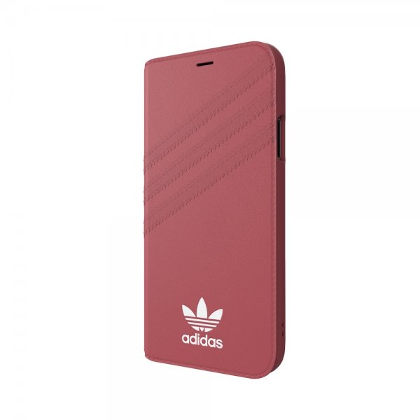 Adidas iPhone X/Xs Cover ELLER Booklet Case Suede FW18 Rosa