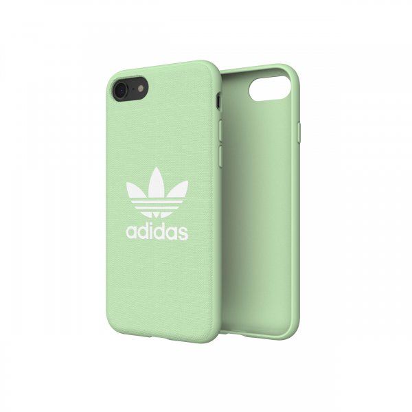 Adidas iPhone 6/6s/7/8/SE Cover OR Moulded Case Canvas FW18 Clear Mint