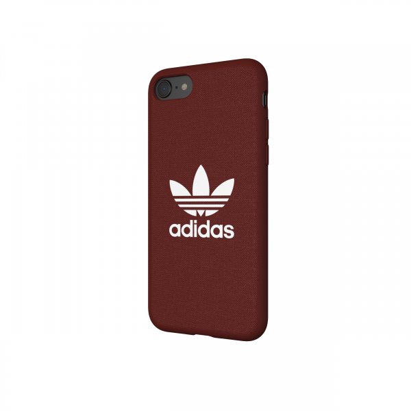 Adidas iPhone 6/6s/7/8/SE Cover ELLER Støbt Etui Lærred FW18 Maroon