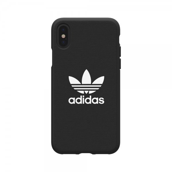 Adidas iPhone X/Xs Cover ELLER Trefoil Snap Case ADICOLOR SS18 Sort
