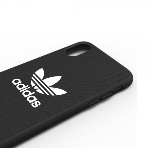 Adidas iPhone X/Xs Cover ELLER Trefoil Snap Case ADICOLOR SS18 Sort
