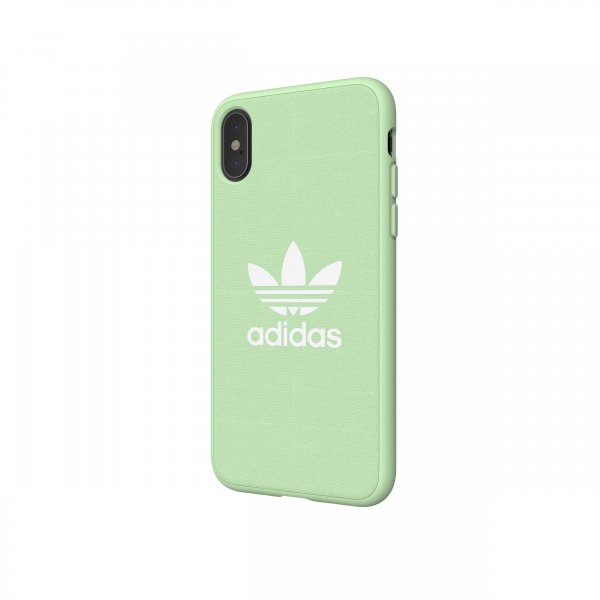 Adidas iPhone X/Xs Cover OR Moulded Case Canvas FW18 Clear Mint