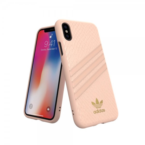 Adidas iPhone X/Xs Cover OR Moulded Case Snake FW18 Rosa