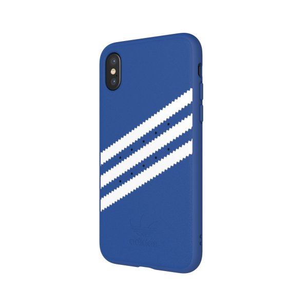 Adidas iPhone X/Xs Cover OR Moulded Case Suede FW18 Blå