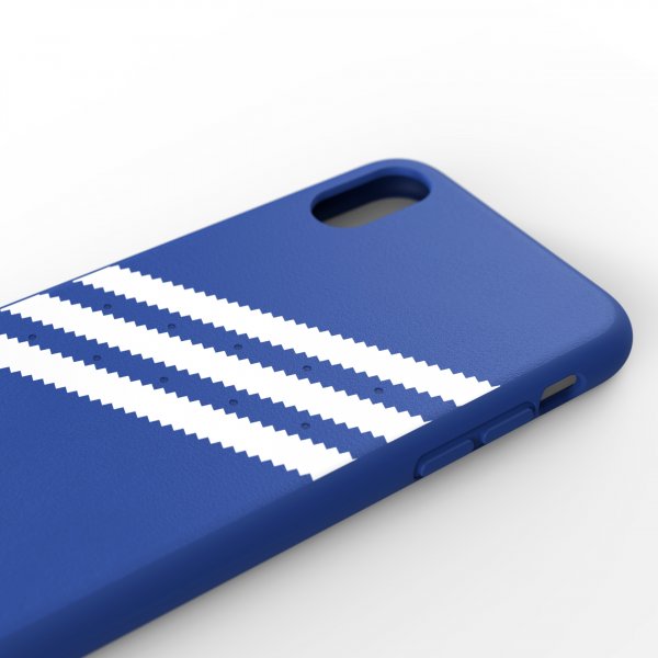 Adidas iPhone X/Xs Cover OR Moulded Case Suede FW18 Blå