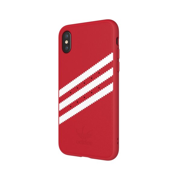 Adidas iPhone X/Xs Cover OR Moulded Case Suede FW18 Rød
