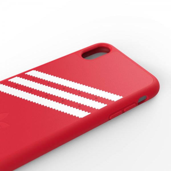 Adidas iPhone Xr Cover OR Moulded Case Suede FW18 Scarlet