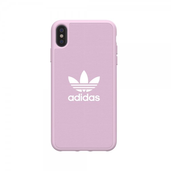 Adidas iPhone Xs Max Cover OR Moulded Case Canvas FW18 Clear Pink