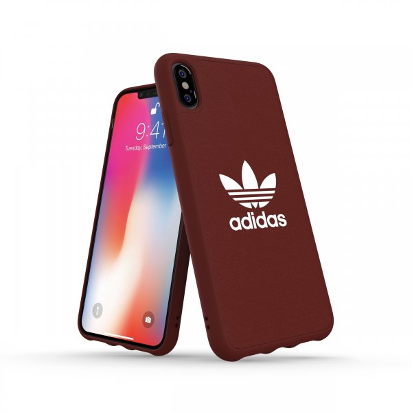 Adidas iPhone Xs Max Cover OR Støbt cover Canvas FW18 Maroon