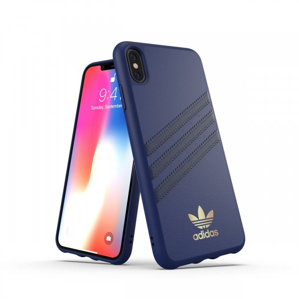 Adidas iPhone Xs Max Cover OR 3-Stripes Snap Case FW18 Mørkeblå