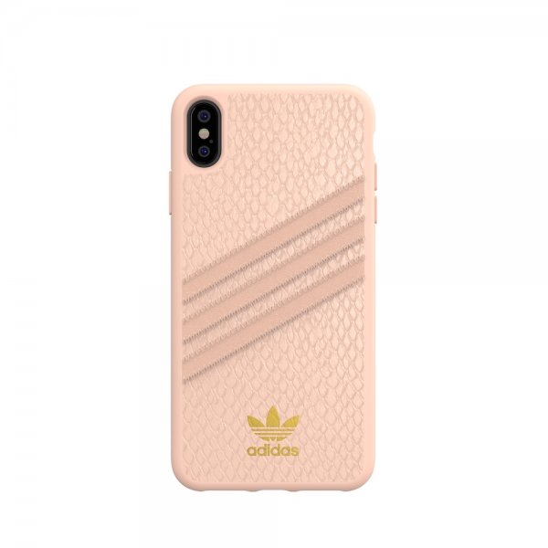 Adidas iPhone Xs Max Cover OR Moulded Case Snake FW18 Rosa