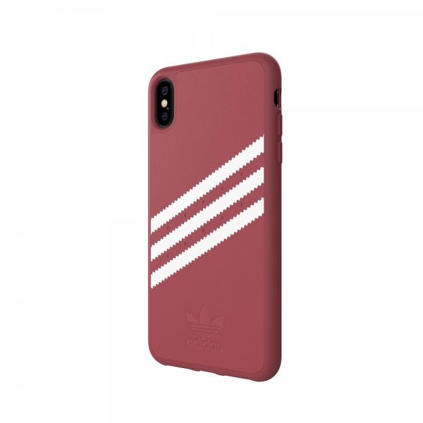 Adidas iPhone Xs Max Cover OR Moulded Case Suede FW18 Rosa