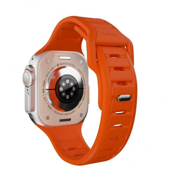 KeyBudz Apple Watch 44/45/46mm/Apple Watch Ultra Rem Journey Electric Orange