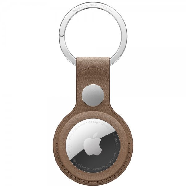 Apple Original AirTag Holder FineWoven Nøglering Taupe