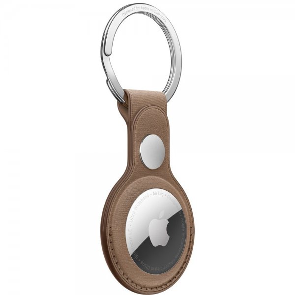 Apple Original AirTag Holder FineWoven Nøglering Taupe