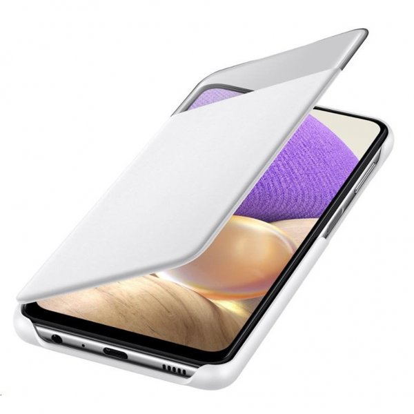 Samsung Original Galaxy A32 5G Cover Smart S View Wallet Cover Hvid