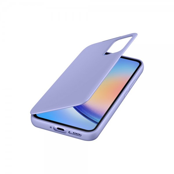 Samsung Original Galaxy A34 5G Cover Smart View Wallet Case Blueberry