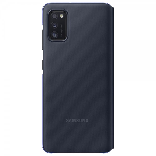 Samsung Original Galaxy A41 Etui Smart S View Wallet Cover Sort