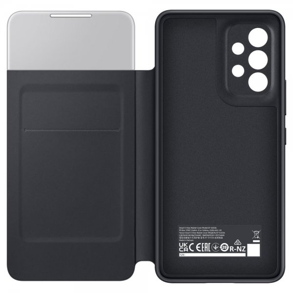 Samsung Original Galaxy A53 5G Etui Smart S View Wallet Cover Sort