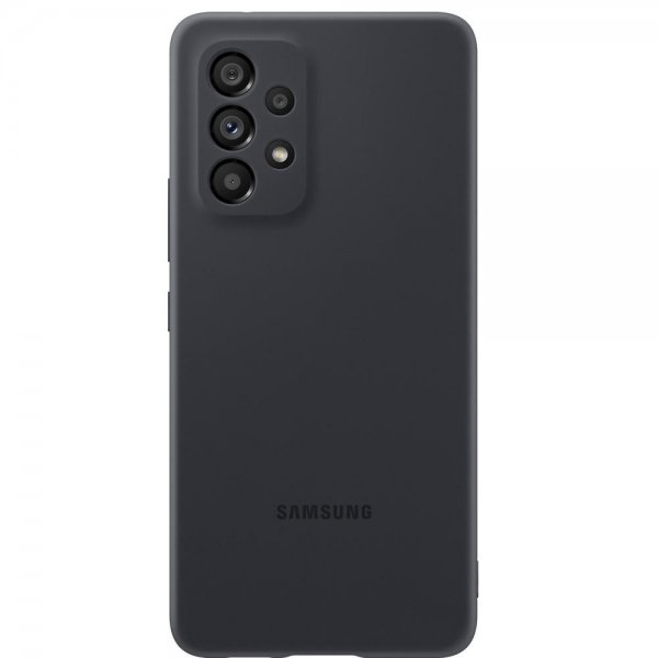 Samsung Original Galaxy A53 5G Skal Silikone Cover Sort