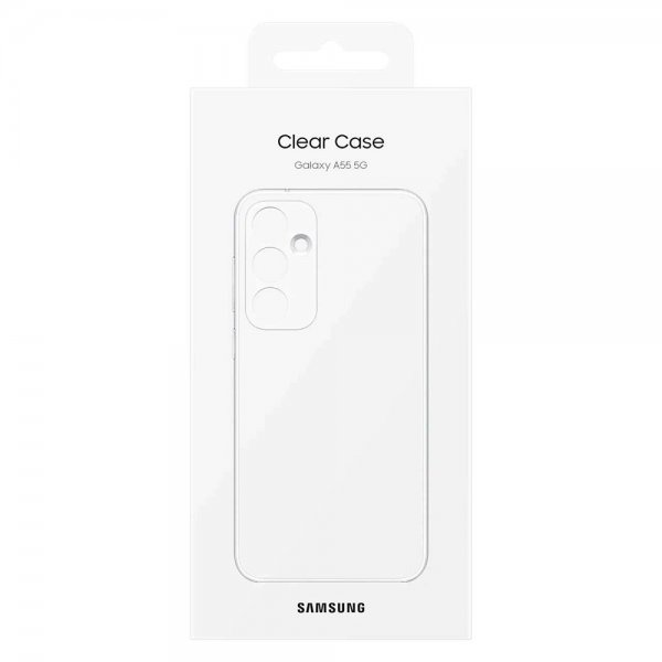Samsung Original Galaxy A55 Cover Clear Case Transparent