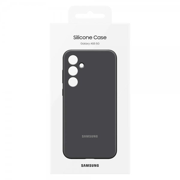 Samsung Original Galaxy A55 Cover Silicone Case Sort